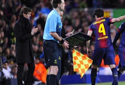 ميسي ينقذ برشلونة ويقوده لقبل نهائي دوري الابطال